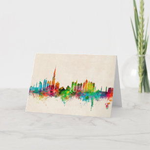 Carte Skyline Dubaï