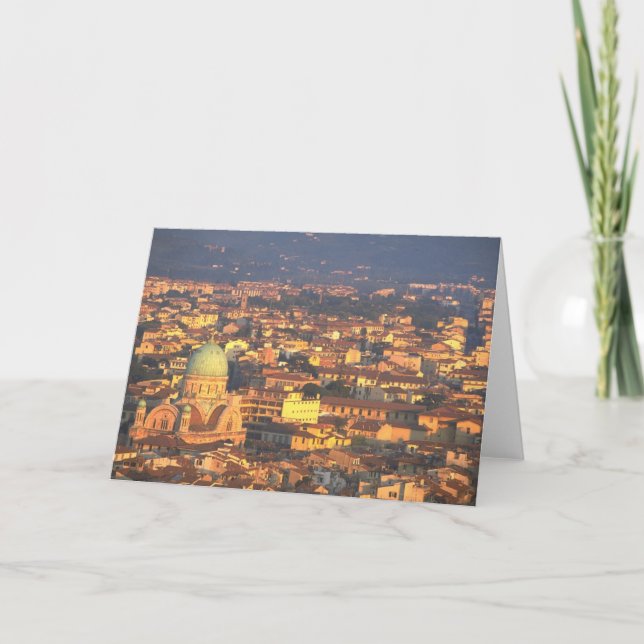 Carte Skyline Florence Italie (Devant)