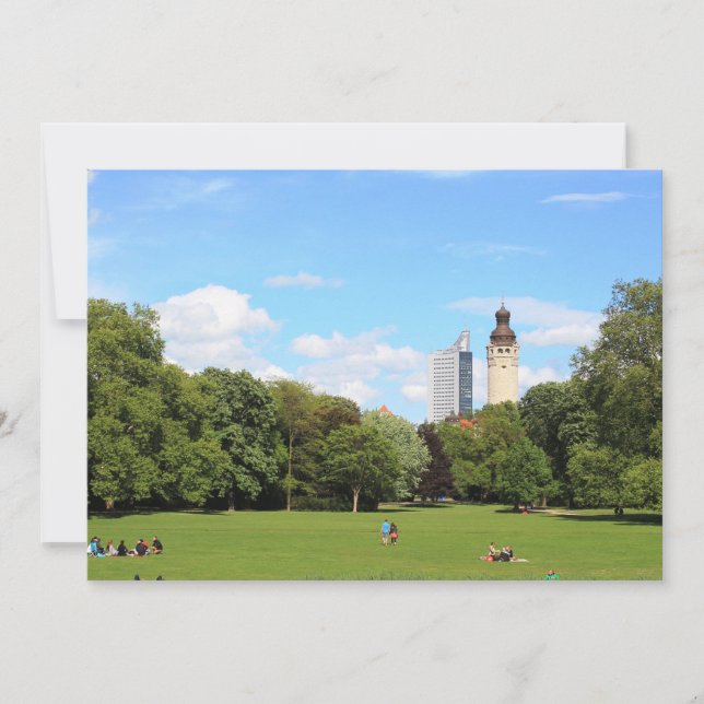 Carte Skyline Leipzig (Devant)