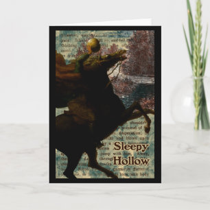 Carte Sleepy Hollow Horseman sans tête