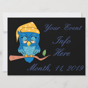 Carte Sleepy Owl Thunder_Cove Classic