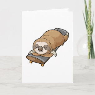 Carte Slot au coucher avec skateboard