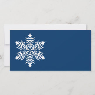 Carte Slowflakes blancs Cristaux de glace
