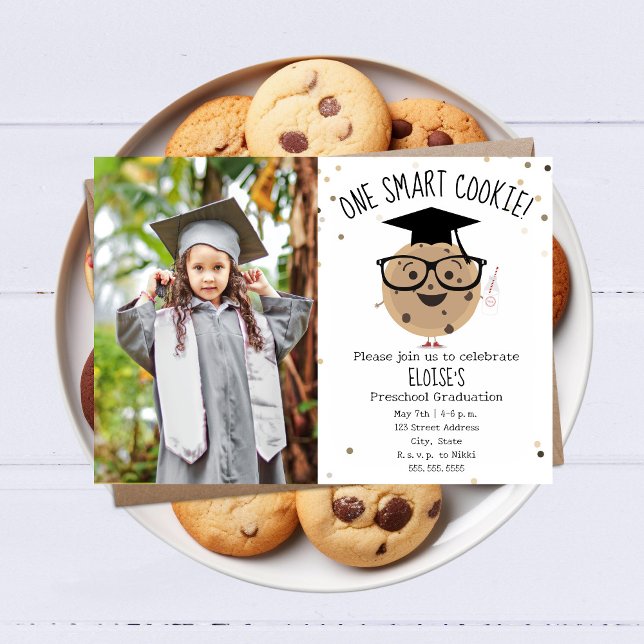 Carte Smart Cookie Photo Classroom Graduation (Créateur téléchargé)