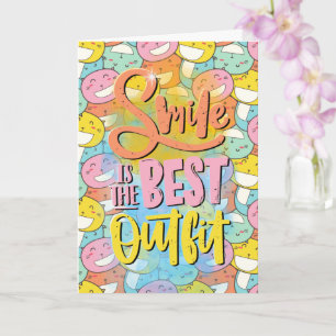 Carte Smile est la meilleure tenue ! Motivation