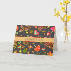 Carte Snail Mail Champignons Rainbow Fun Inspirivity