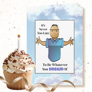 Carte Snarky 70th Homme Cartoon Anniversaire Drôle Drôle