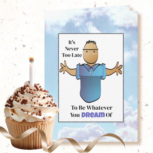 Carte Snarky 70th Homme Cartoon Anniversaire Drôle Drôle (Créateur téléchargé)
