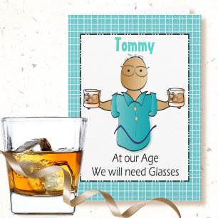 Carte Snarky Sarcastic Homme Anniversaire Vieux Âge Plai