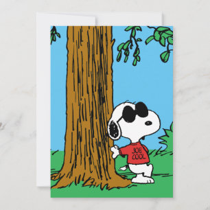 Carte Snoopy "Joe Cool" debout