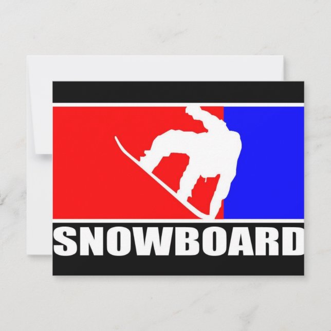 Carte snowboard (Devant)