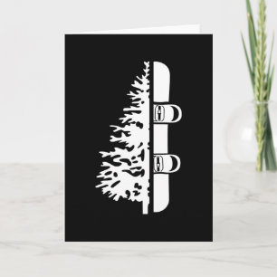 Carte Snowboard Tree Snowboard Hiver