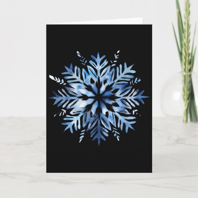 Carte Snowflake Winter Christmas Matching  (Devant)