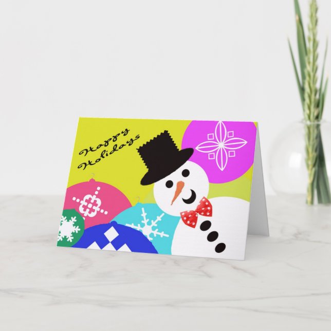 Carte Snowman (Devant)