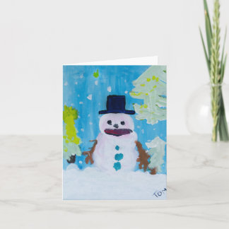 Carte Snowman