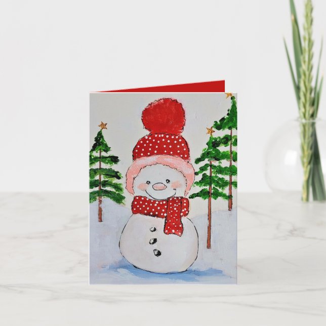 Carte Snowman Christmas (Devant)