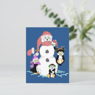 Carte Snowman et Penguin