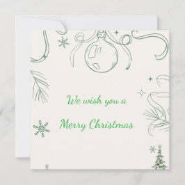 Carte Snowy Pines & Peace