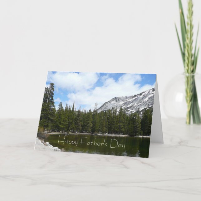 Carte Snowy Tenaya Lake Yosemite National Park Photo (Devant)