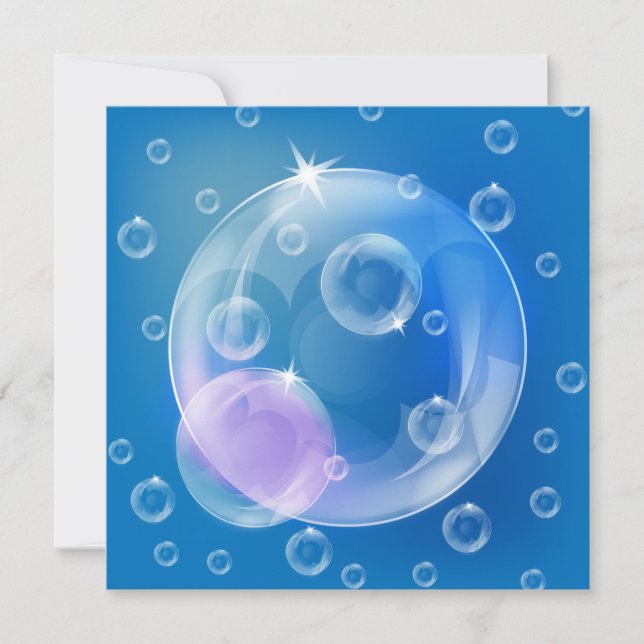Carte Soap bubbles (Devant)