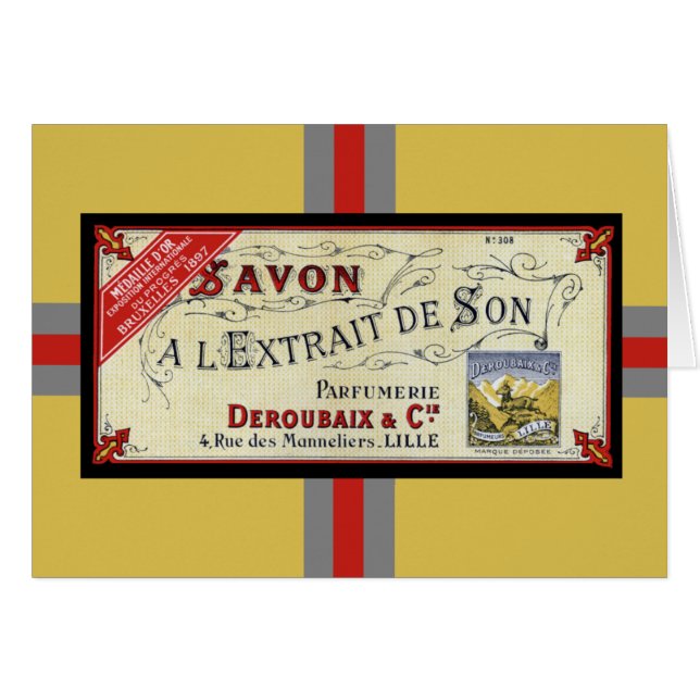 Carte Soap vintage (Devant horizontal)