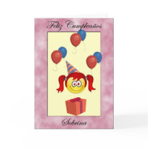 sobrina de Feliz Cumpleaños