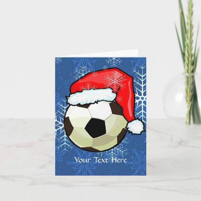 Carte - Soccer Ball Noël (Devant)