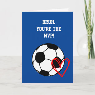 Carte Soccer Bruh Saint-Valentin