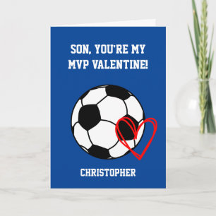Carte Soccer MVP Saint Valentin Fils
