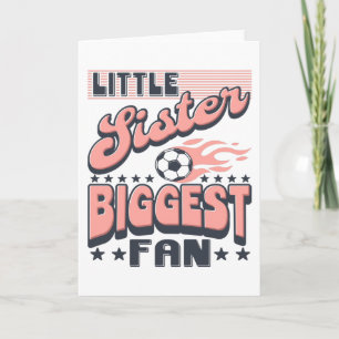 Carte Soccer Petite Soeur Plus Grand Ventilateur
