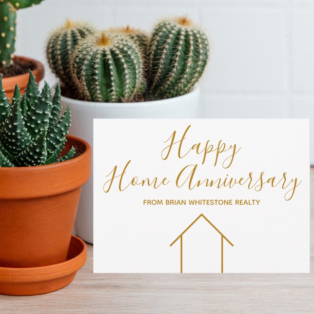 Carte Société Immobilière Joyeux Anniversaire de Maison  (Créateur téléchargé)