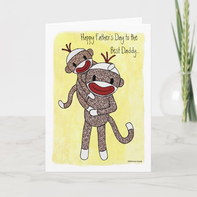 Carte Sock Monkey Daddy 01 (Devant)