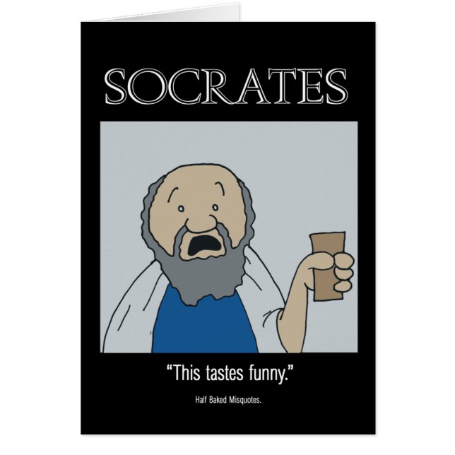 Carte Socrates - Carte amusante (Devant)