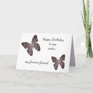 Carte Soeur aînée Anniversaire Souhaite Amusant Annivers