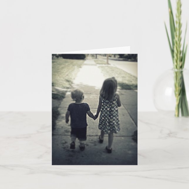 Carte Soeurs (blanc à l'intérieur) (Devant)