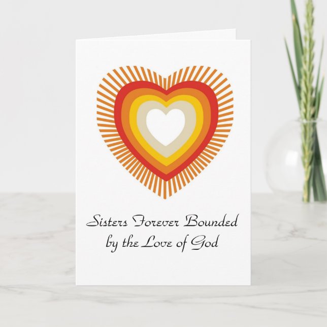 Carte Soeurs pour toujours délimitées par l'Amour ...... (Devant)