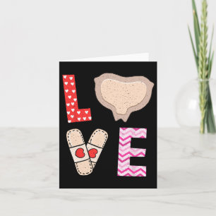 Carte Soins de la blessure Infirmière Valentines Amour d