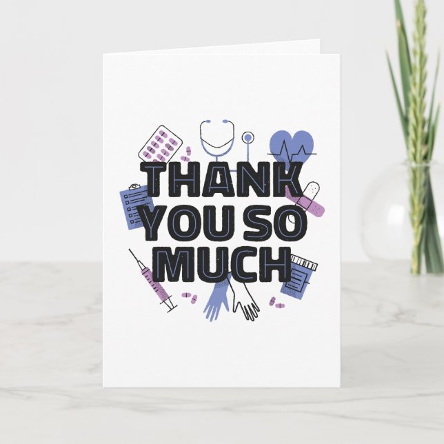 CARTE SOINS DE SANTÉ MERCI (Devant)