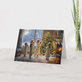 Carte Soirée de Noël cosy