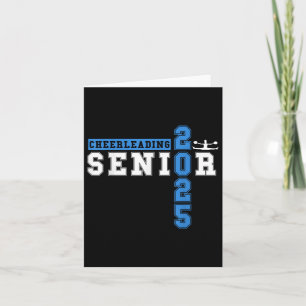 Carte Soirée supérieure Cheerleader Cheer Senior 2025 Gr