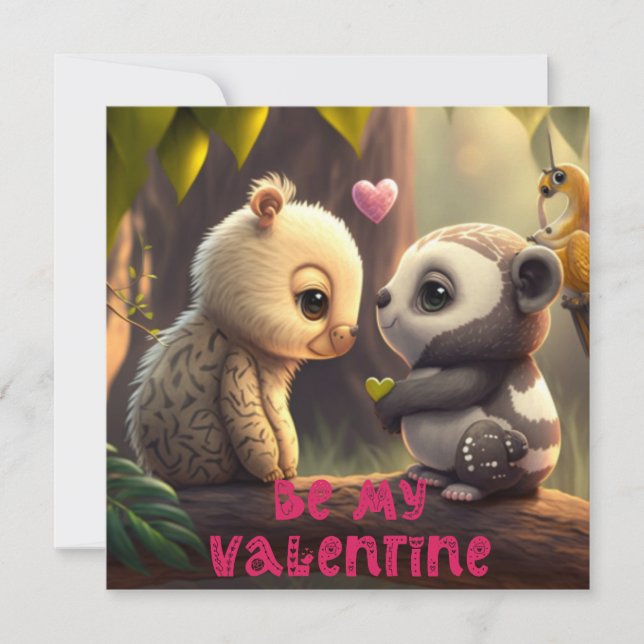 Carte Sois ma Saint Valentin (Devant)