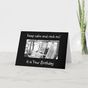 CARTE SOIT U ROCK OU ROCK ET ROLL=SOUHAIT D'ANNIVERSAIRE