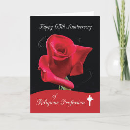 Carte soixante-cinquième Anniversaire de profession