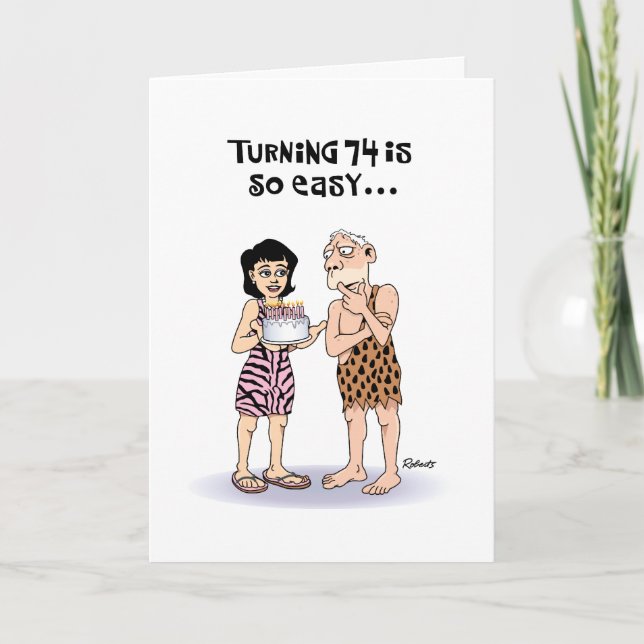 Carte Soixante-quatorzième anniversaire de Snarky (Devant)