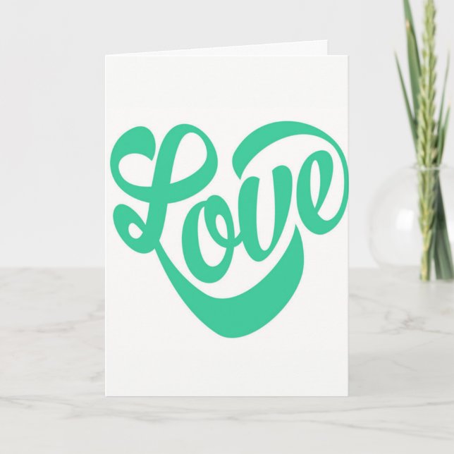 CARTE **SOLDAT** VOUS ENVOYANT "MON AMOUR" (Devant)