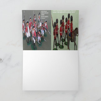 Carte Soldats de jouets de vacances