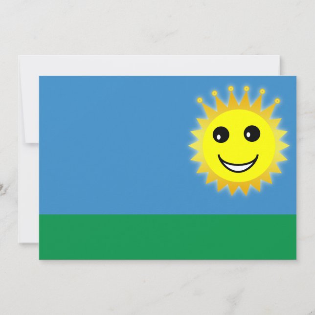 Carte Soleil amusant (Devant)