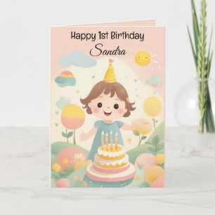 Carte Soleil coloré Joyeux anniversaire