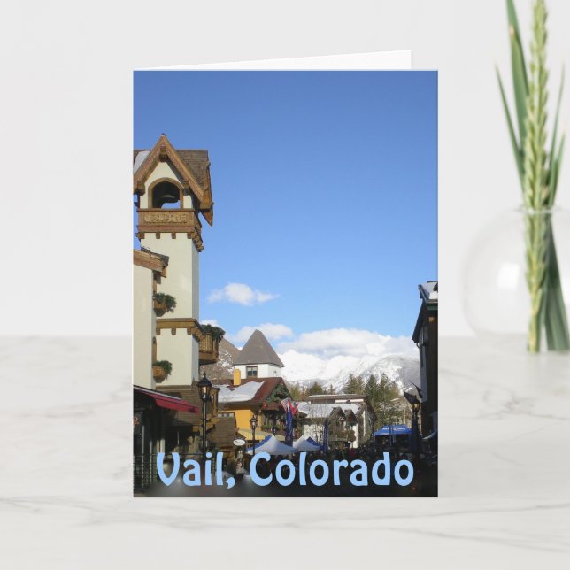 Carte Soleil et neige Vail, le Colorado (Devant)