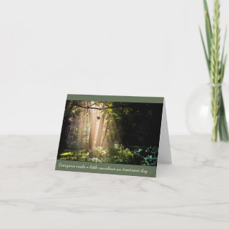 Carte Soleil pour la journée de traitement des patients 